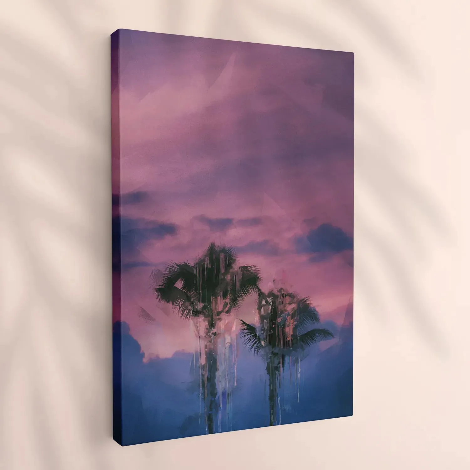Coconut Trees With Cool Background