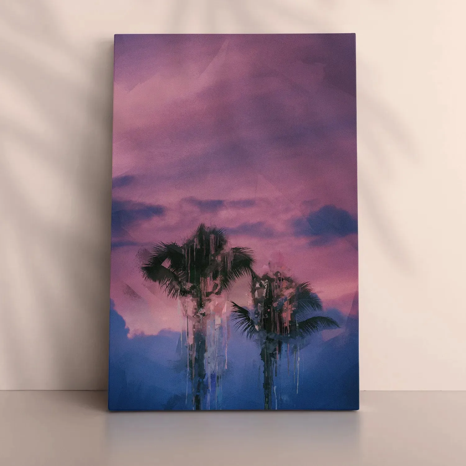 Coconut Trees With Cool Background