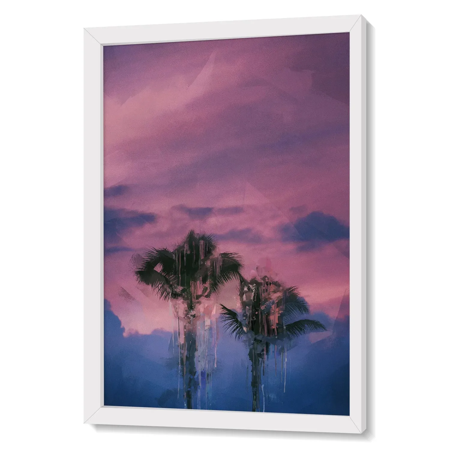 Coconut Trees With Cool Background