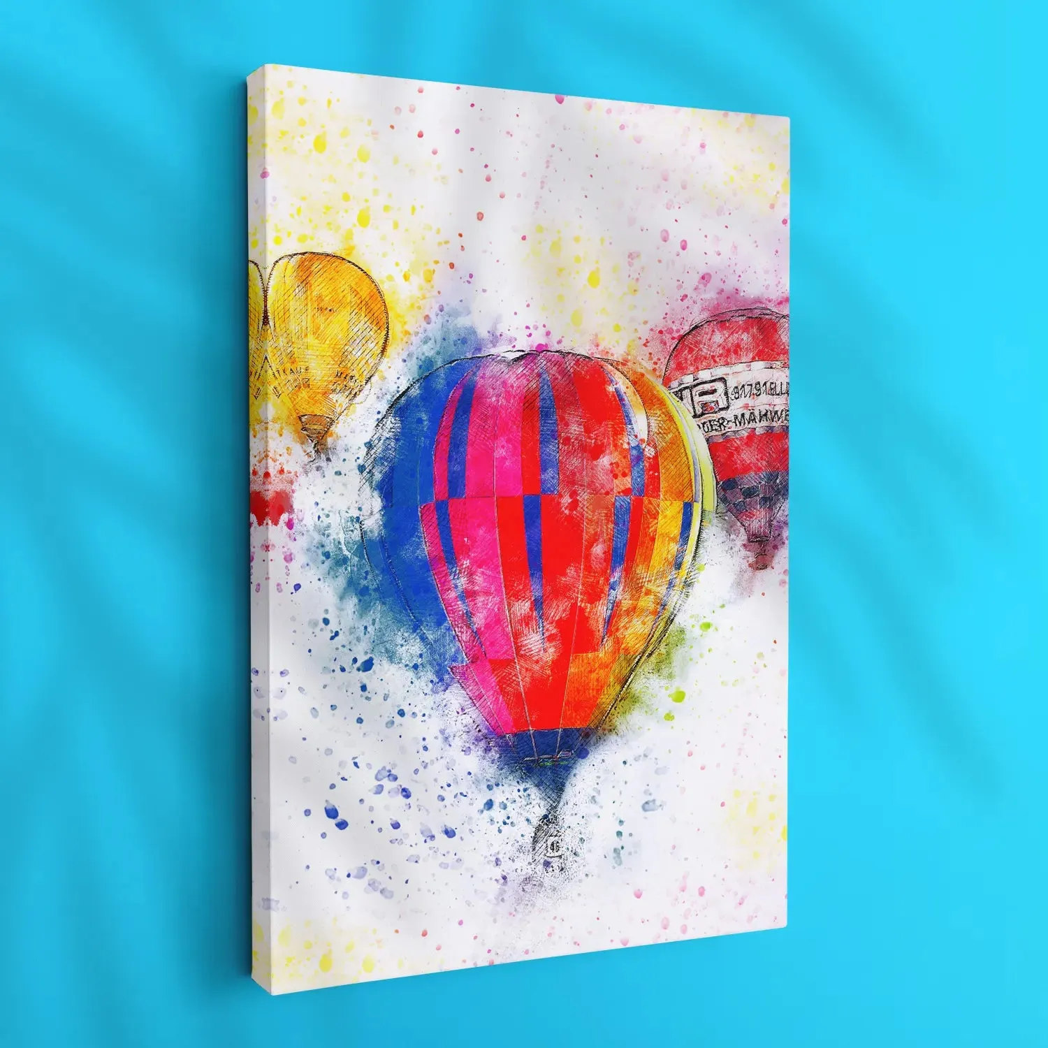 Colorful Air Balloons Flying