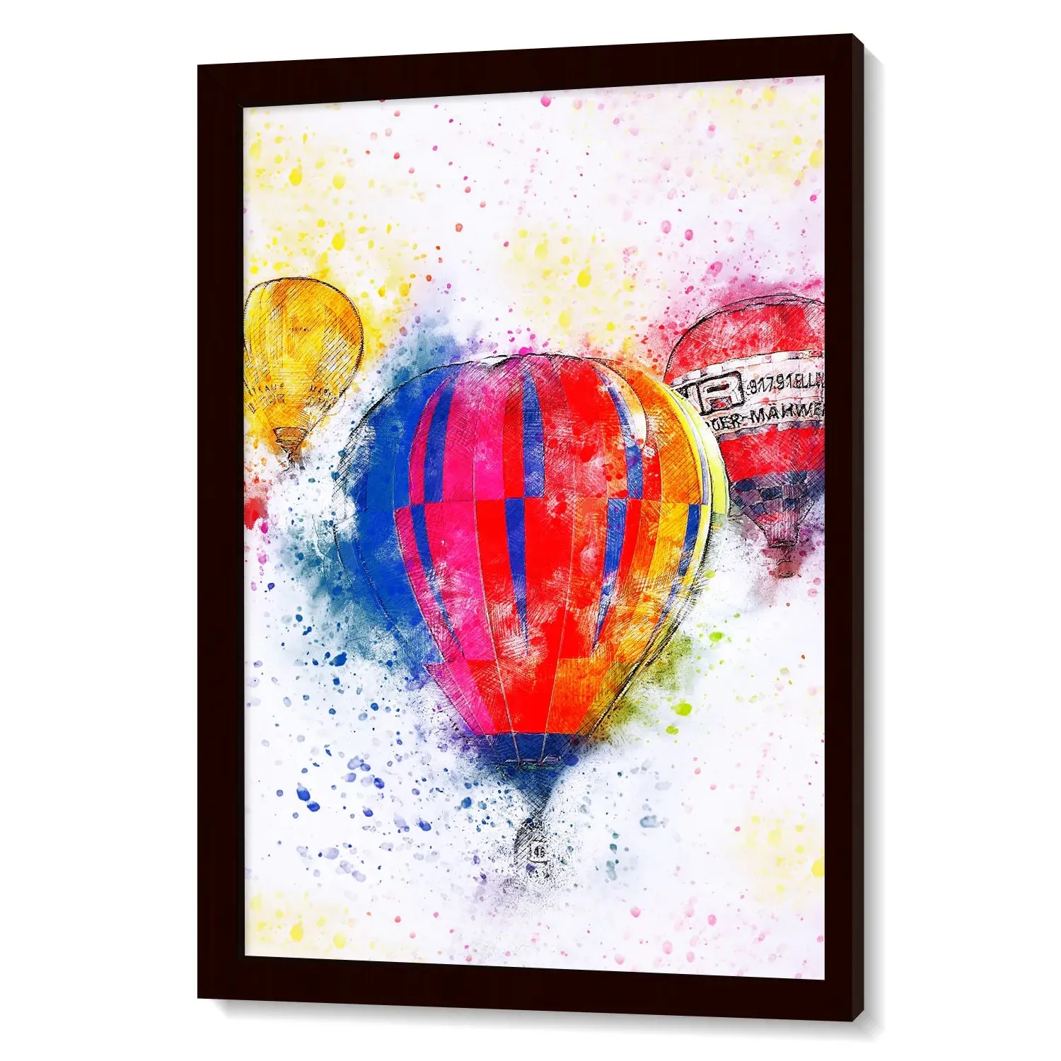 Colorful Air Balloons Flying
