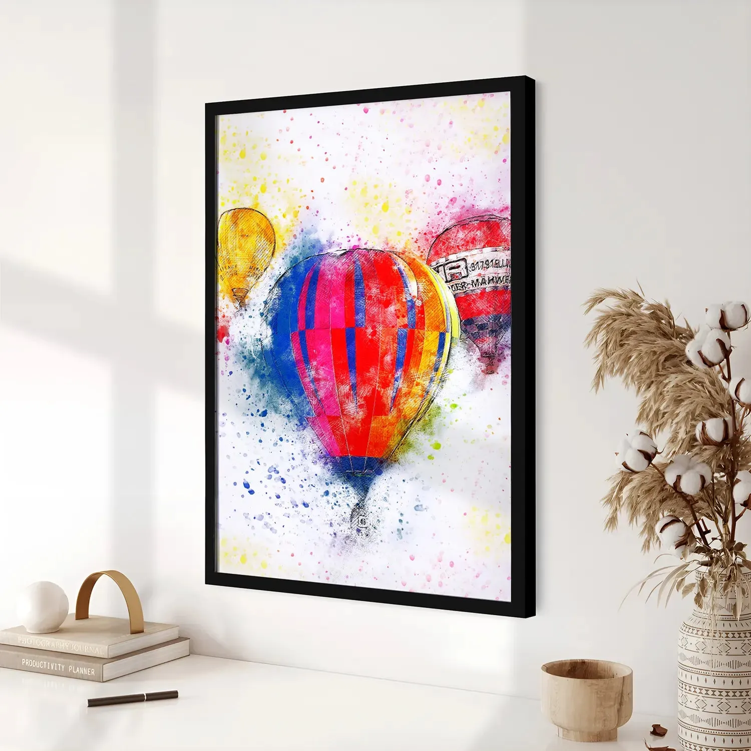 Colorful Air Balloons Flying