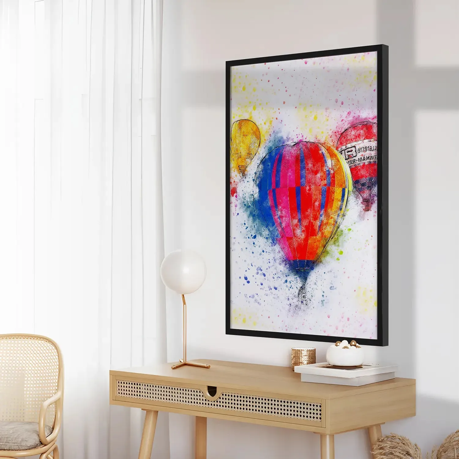 Colorful Air Balloons Flying
