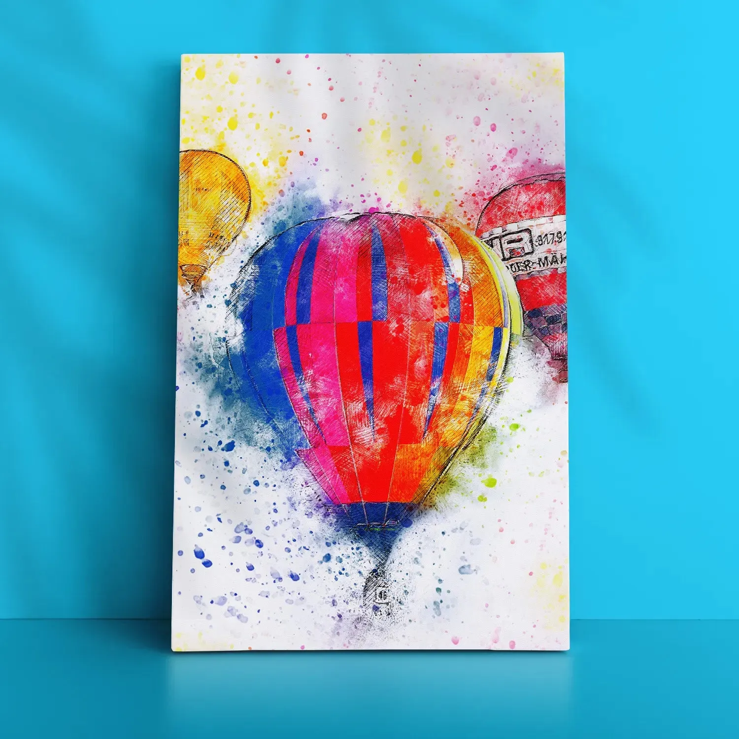 Colorful Air Balloons Flying
