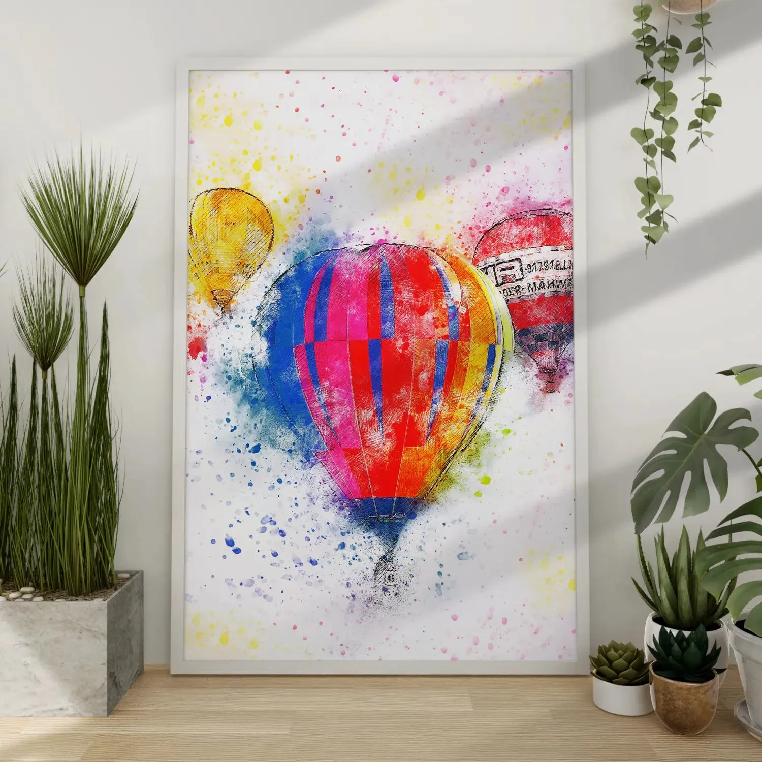 Colorful Air Balloons Flying
