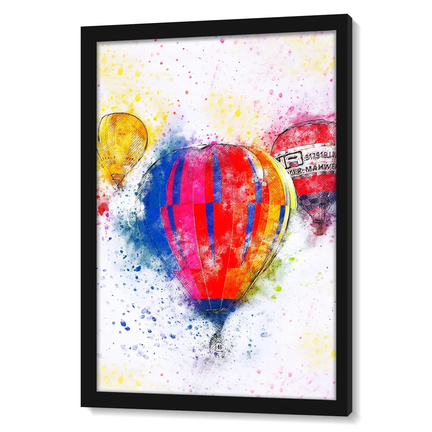 Colorful Air Balloons Flying