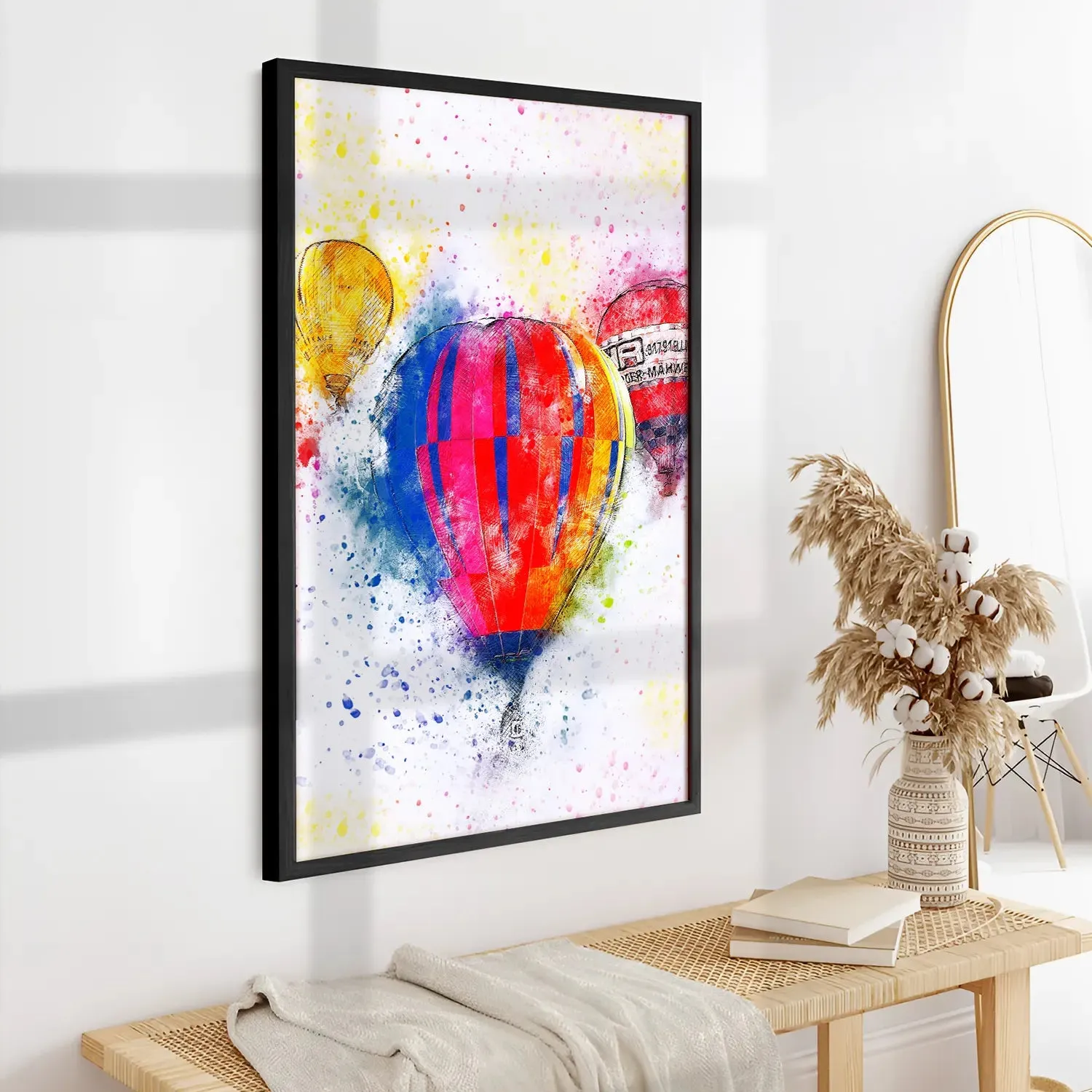 Colorful Air Balloons Flying