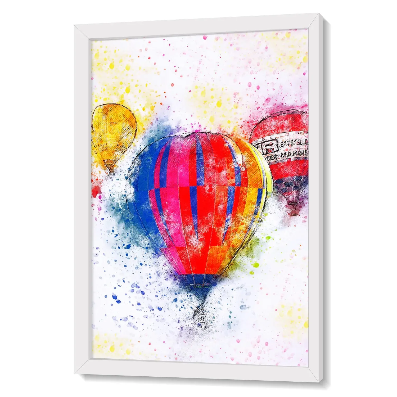 Colorful Air Balloons Flying