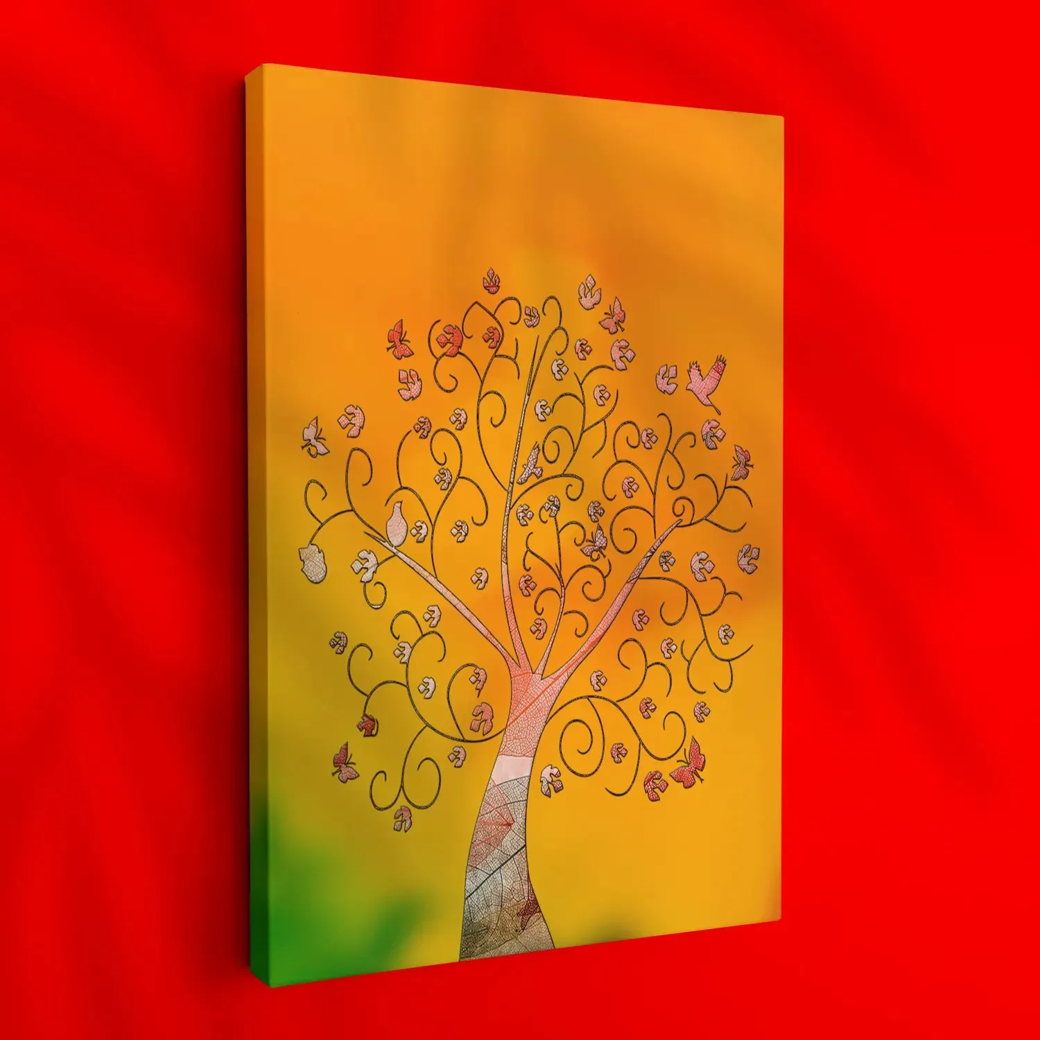 Colorful Modern Art Tree