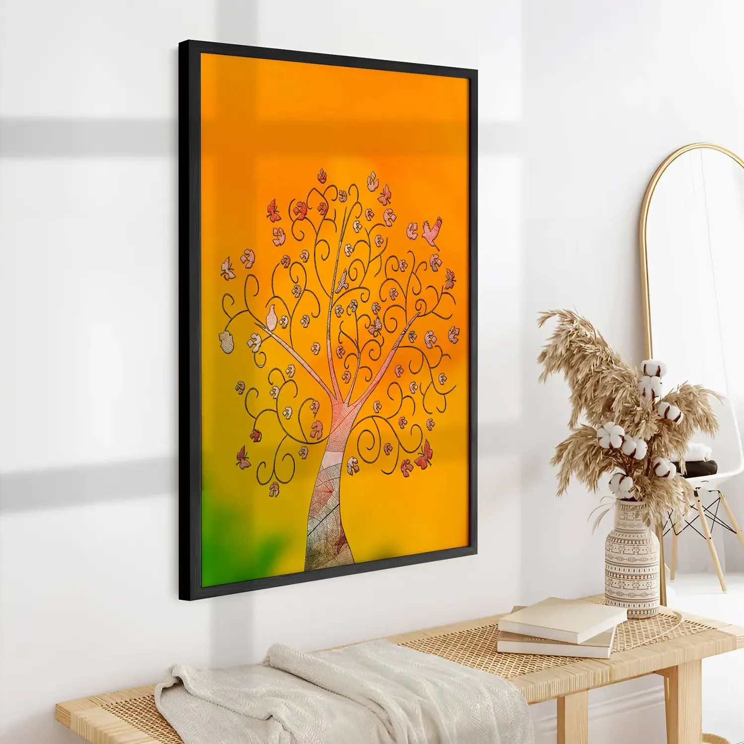Colorful Modern Art Tree