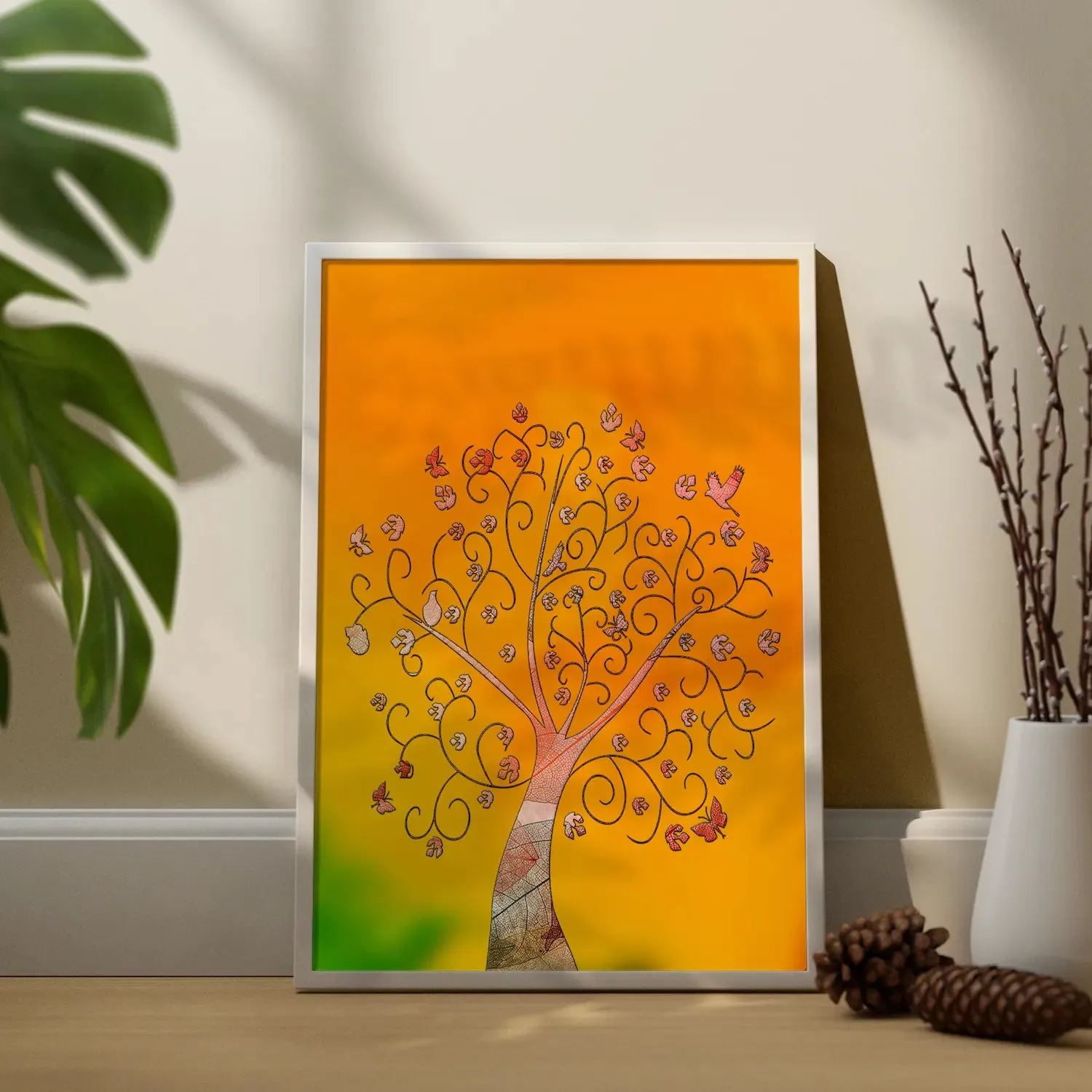 Colorful Modern Art Tree