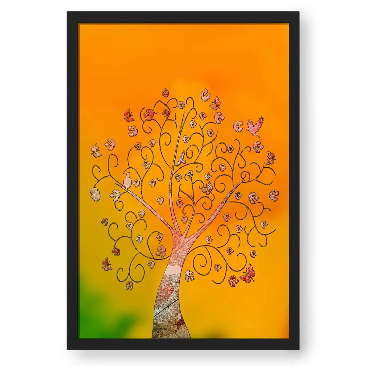 Colorful Modern Art Tree