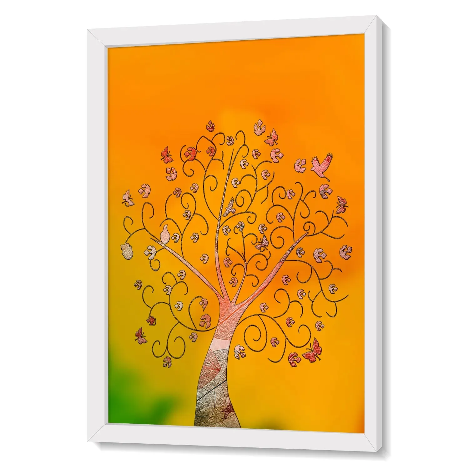 Colorful Modern Art Tree