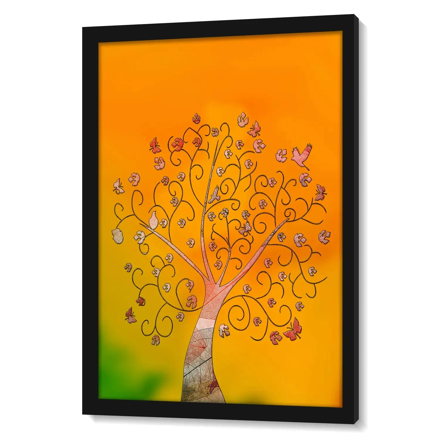 Colorful Modern Art Tree