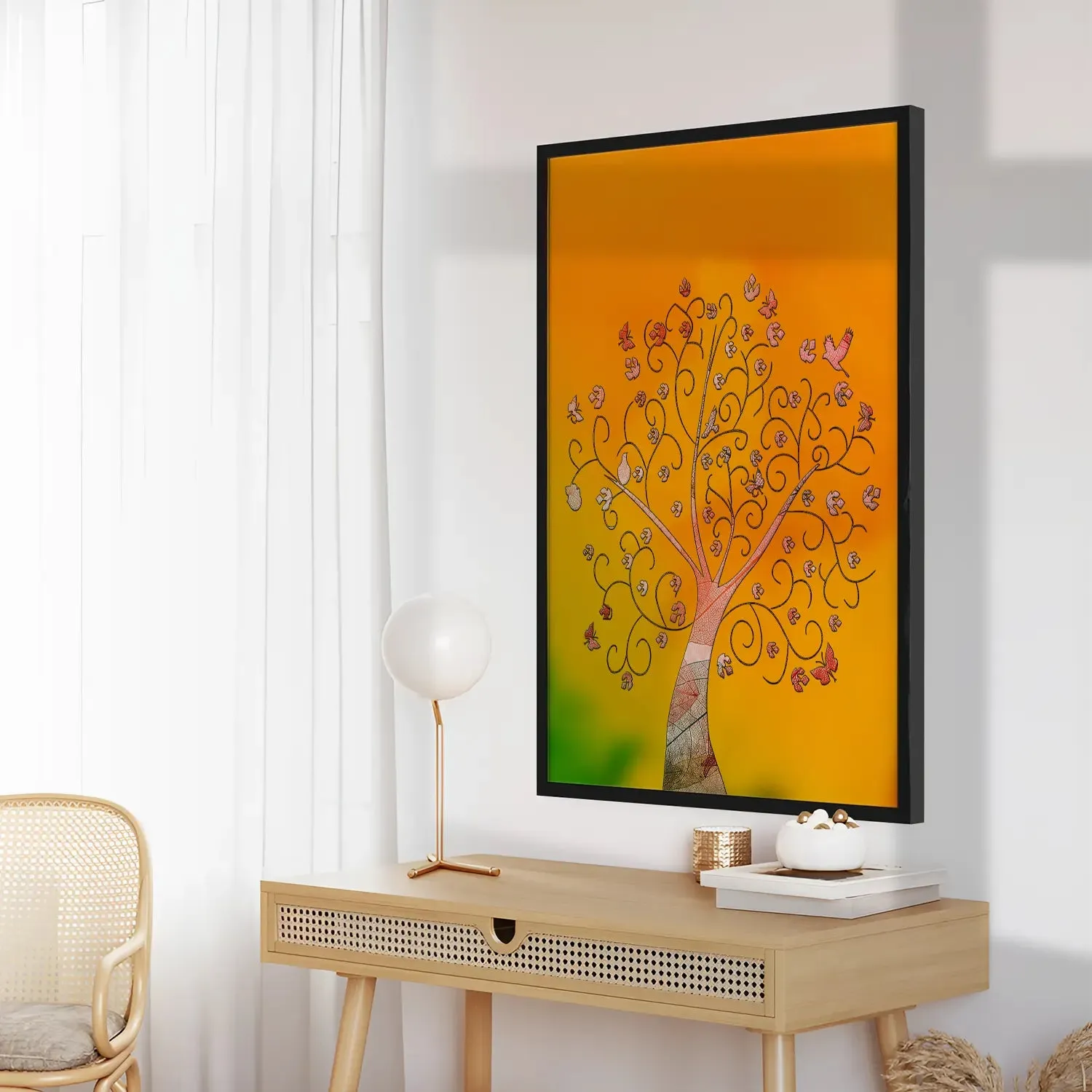 Colorful Modern Art Tree