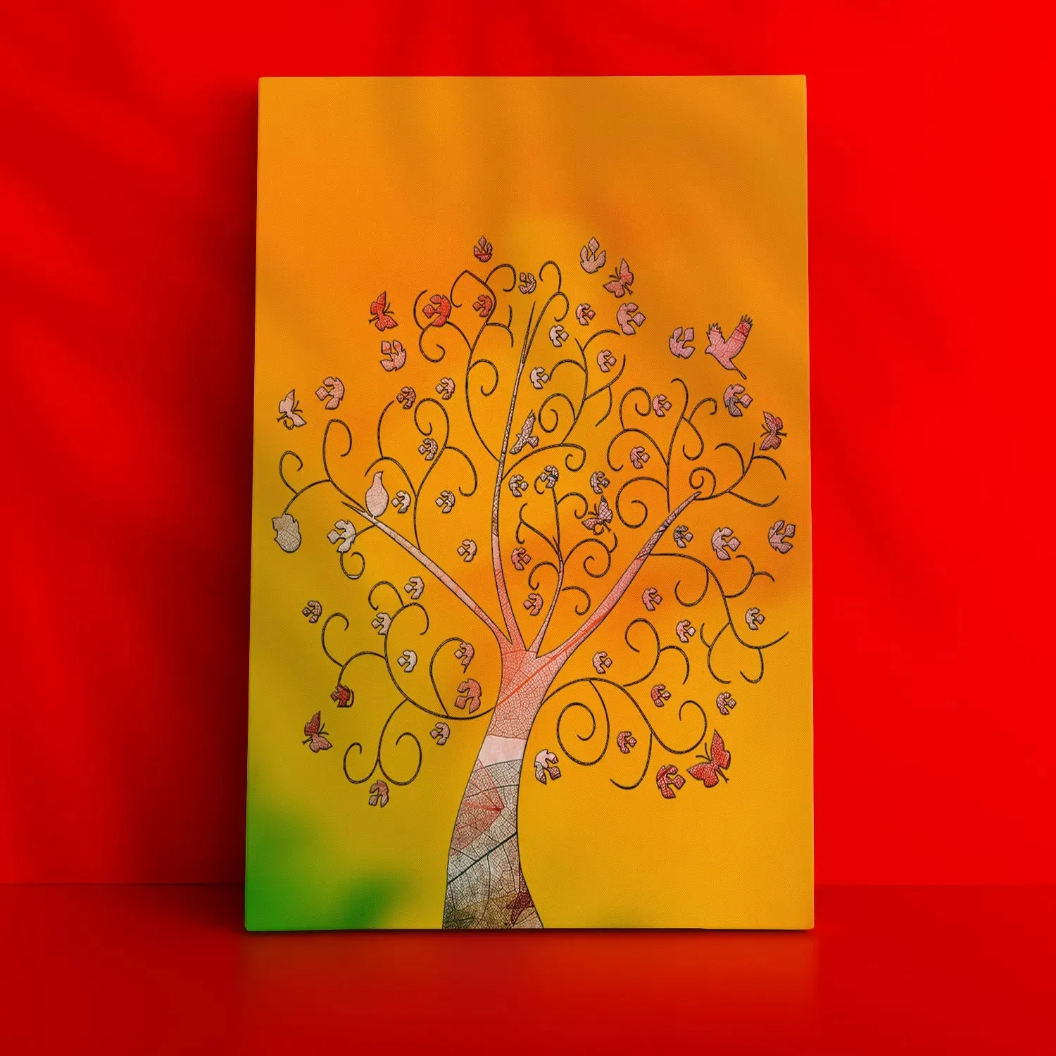 Colorful Modern Art Tree