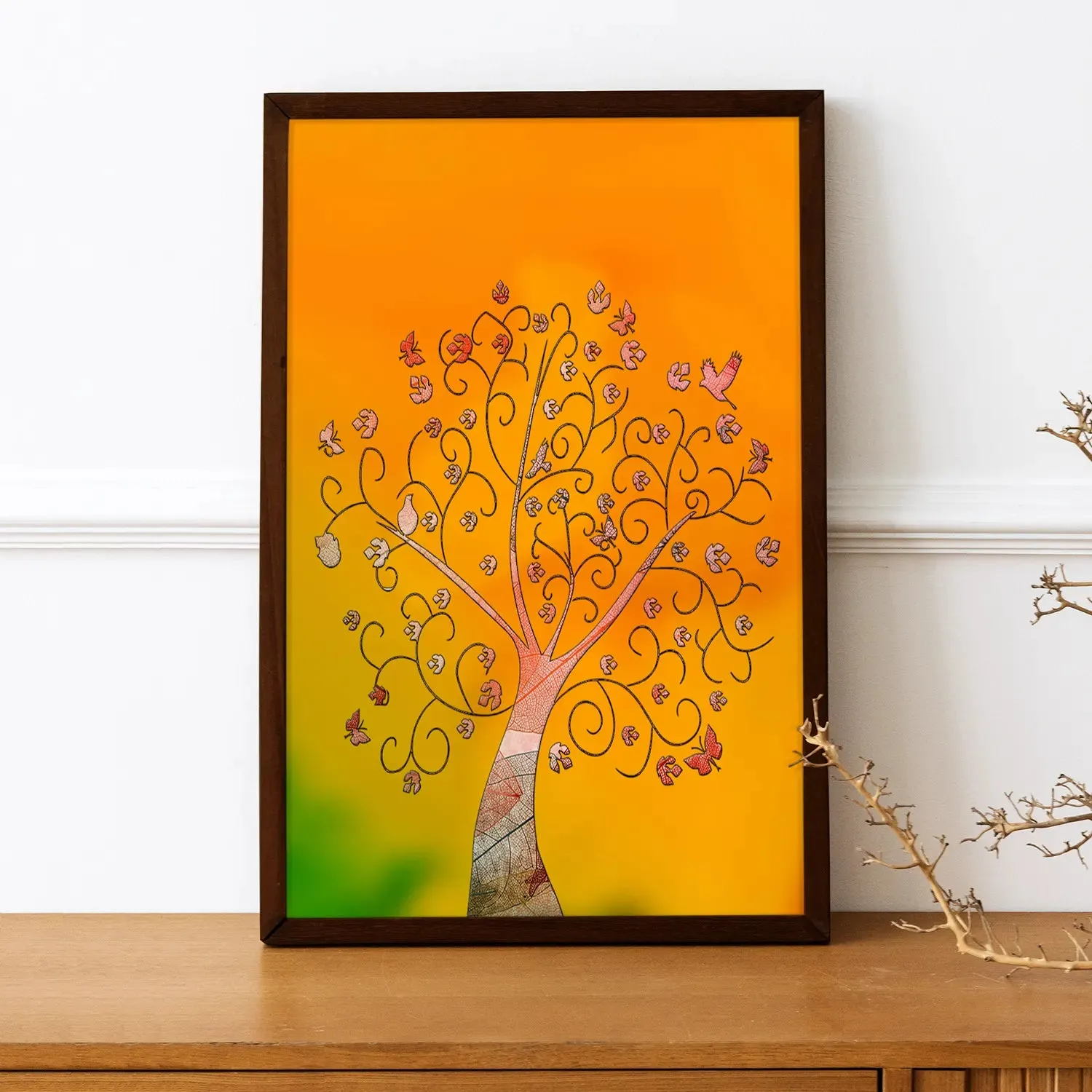Colorful Modern Art Tree
