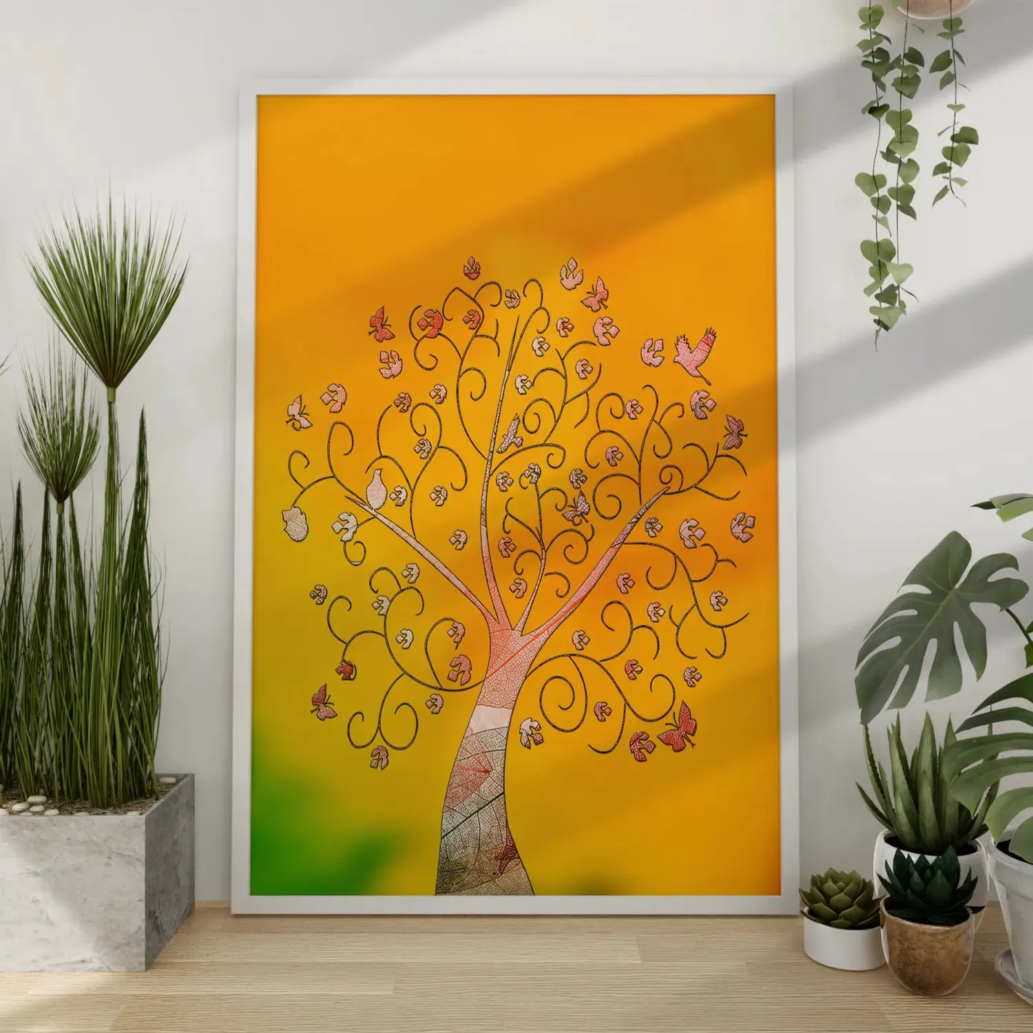 Colorful Modern Art Tree