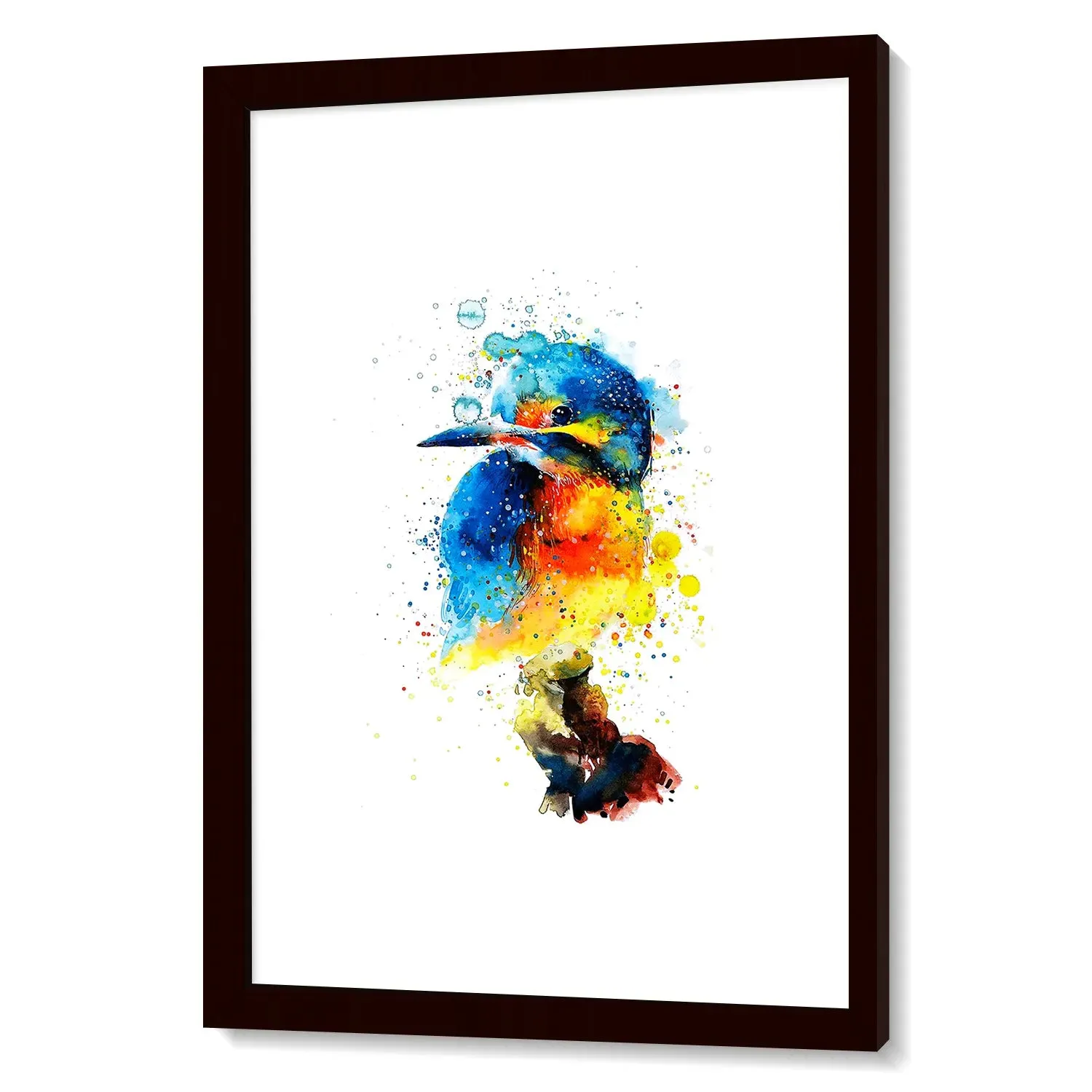 Colorful Sparrow Modern Art