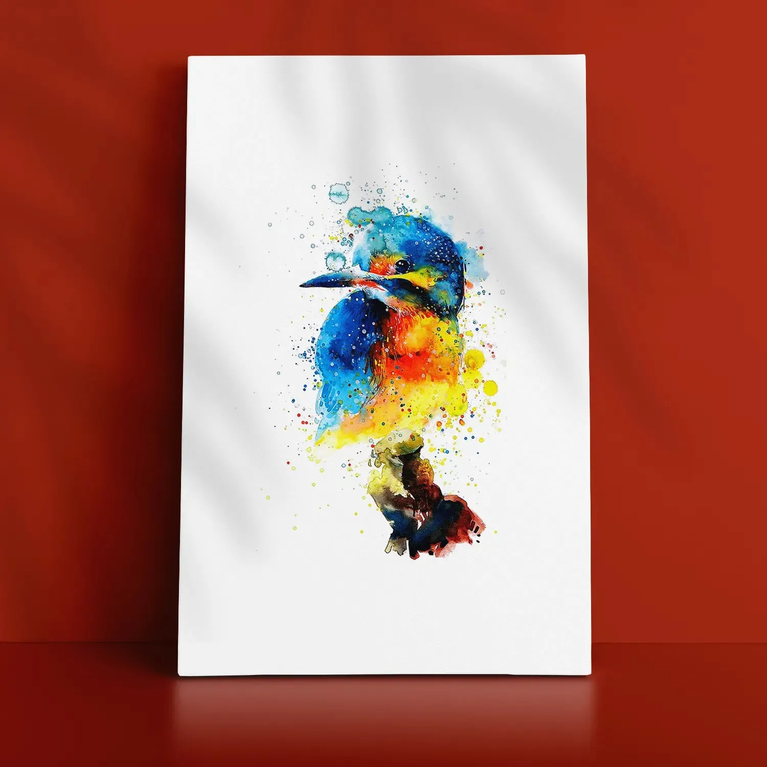 Colorful Sparrow Modern Art