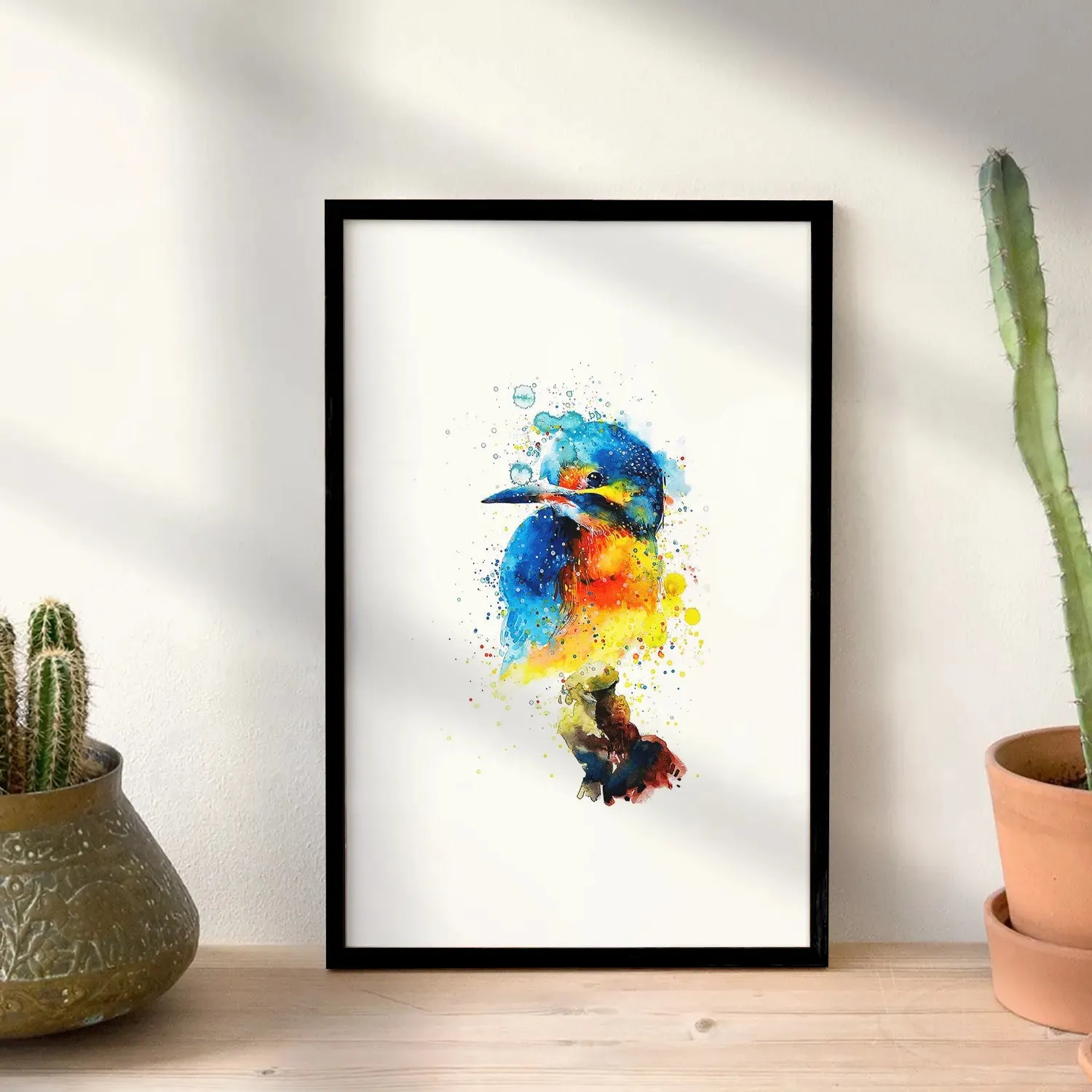 Colorful Sparrow Modern Art
