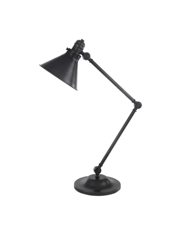 Conical Shade Adjustable Table Lamp