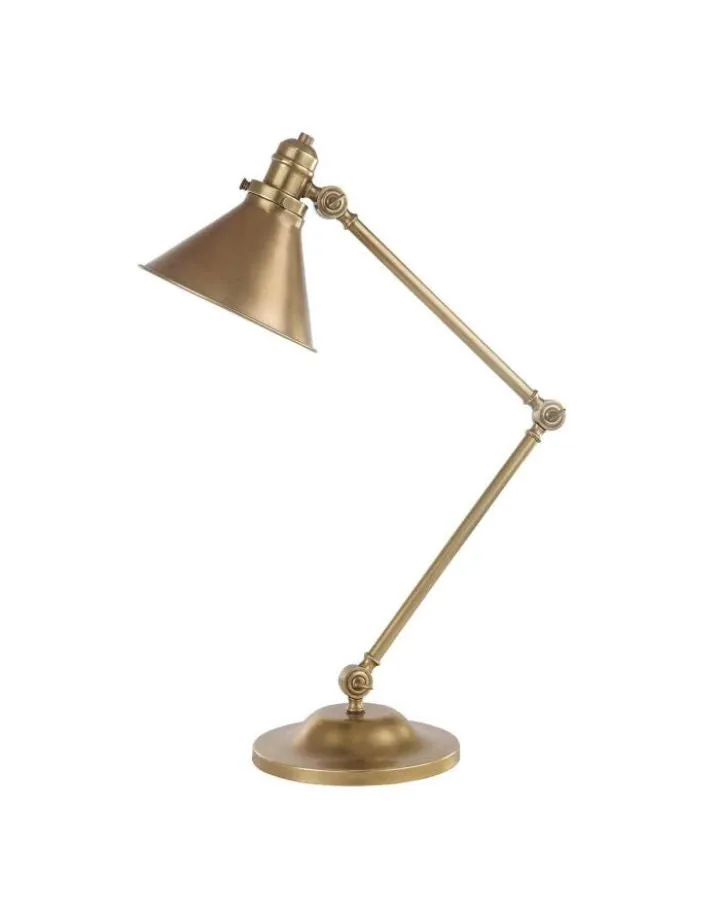 Conical Shade Adjustable Table Lamp