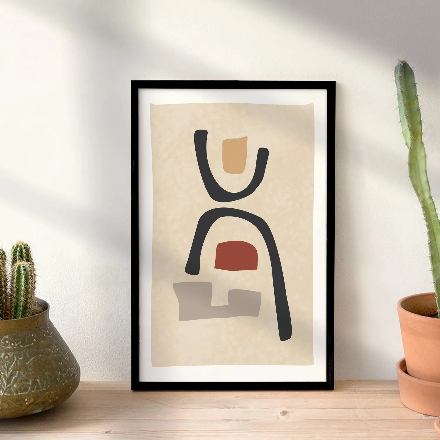 Contemporary Irregular Shapes #1 - BOHO Inspired