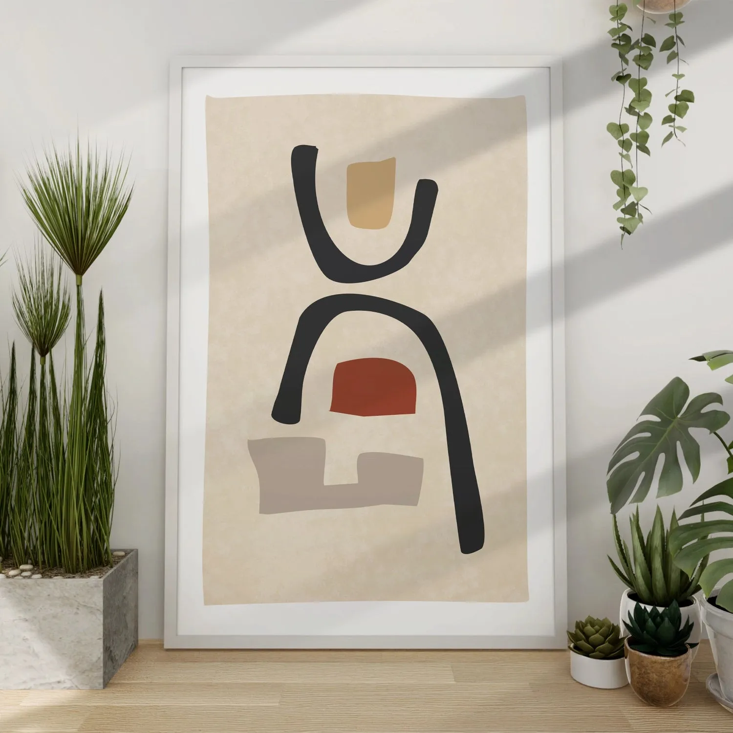 Contemporary Irregular Shapes #1 - BOHO Inspired