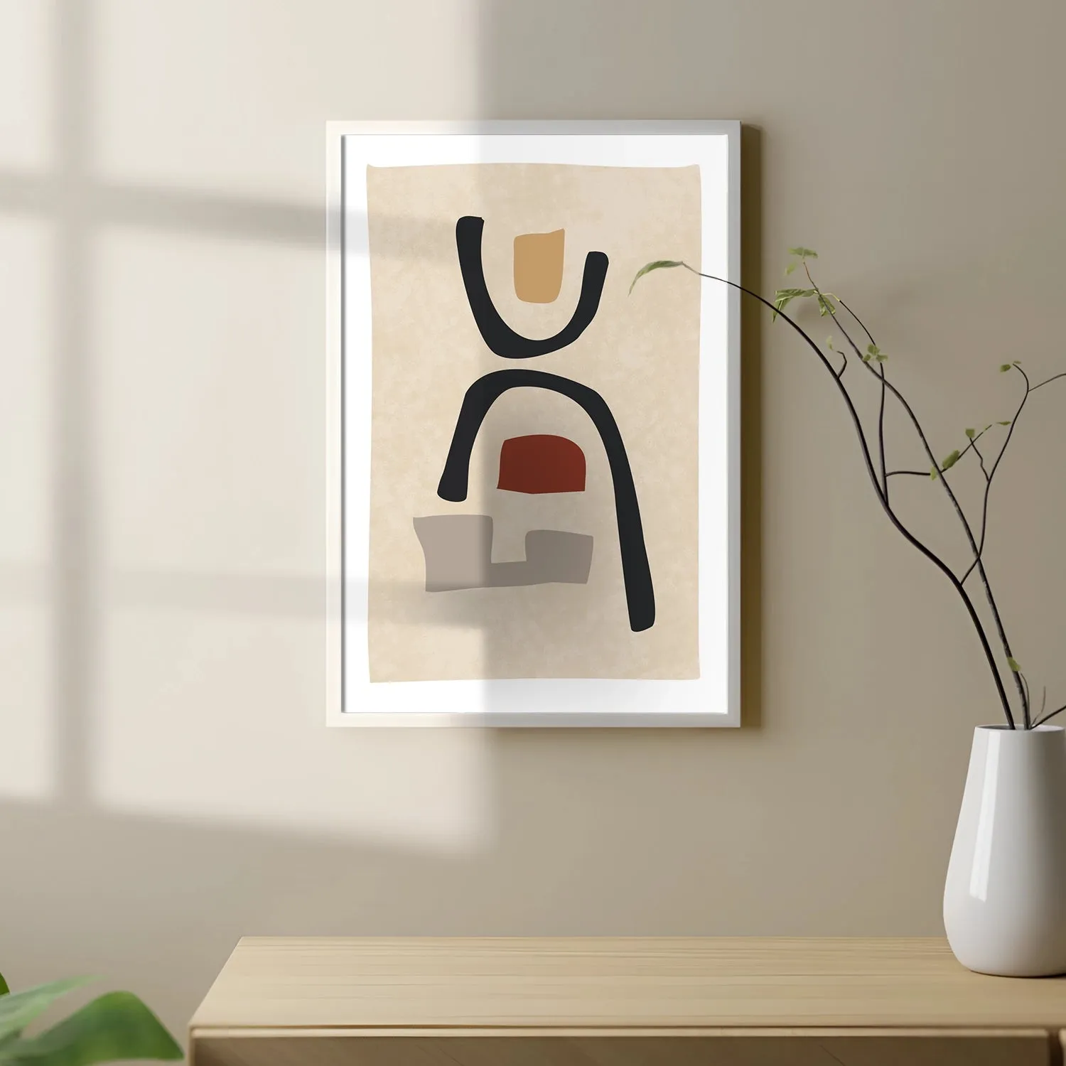 Contemporary Irregular Shapes #1 - BOHO Inspired