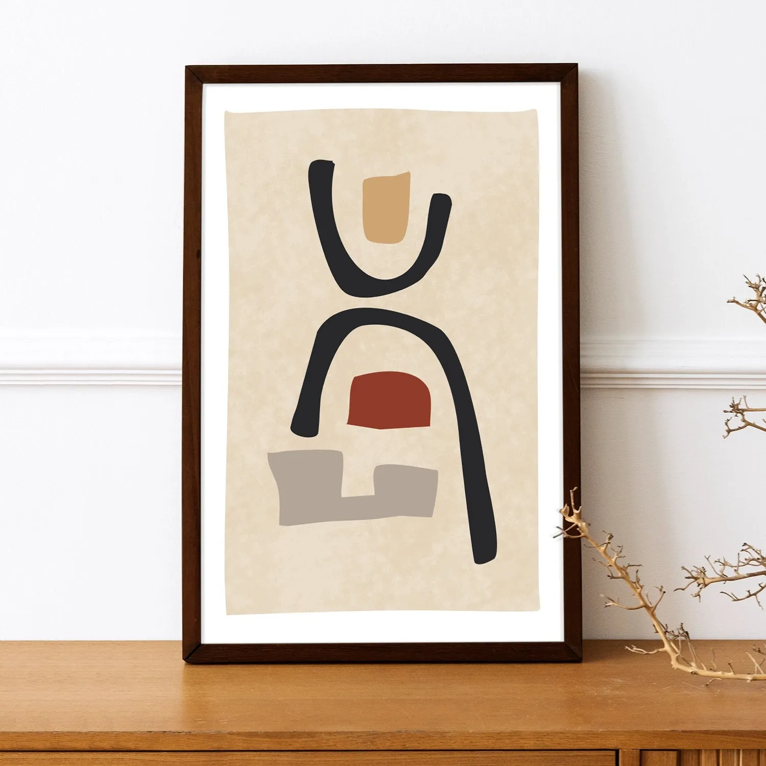 Contemporary Irregular Shapes #1 - BOHO Inspired