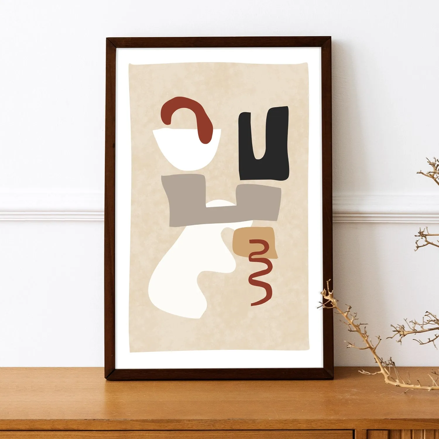 Contemporary Irregular Shapes #2 - BOHO Inspired
