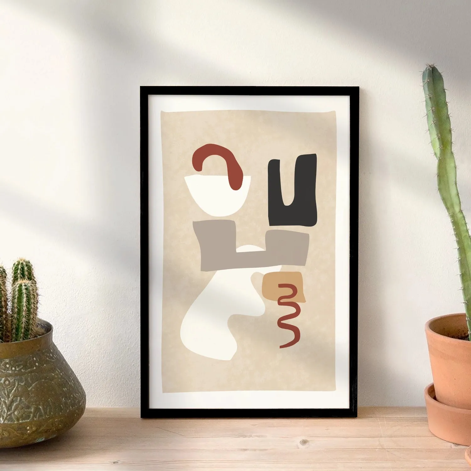 Contemporary Irregular Shapes #2 - BOHO Inspired