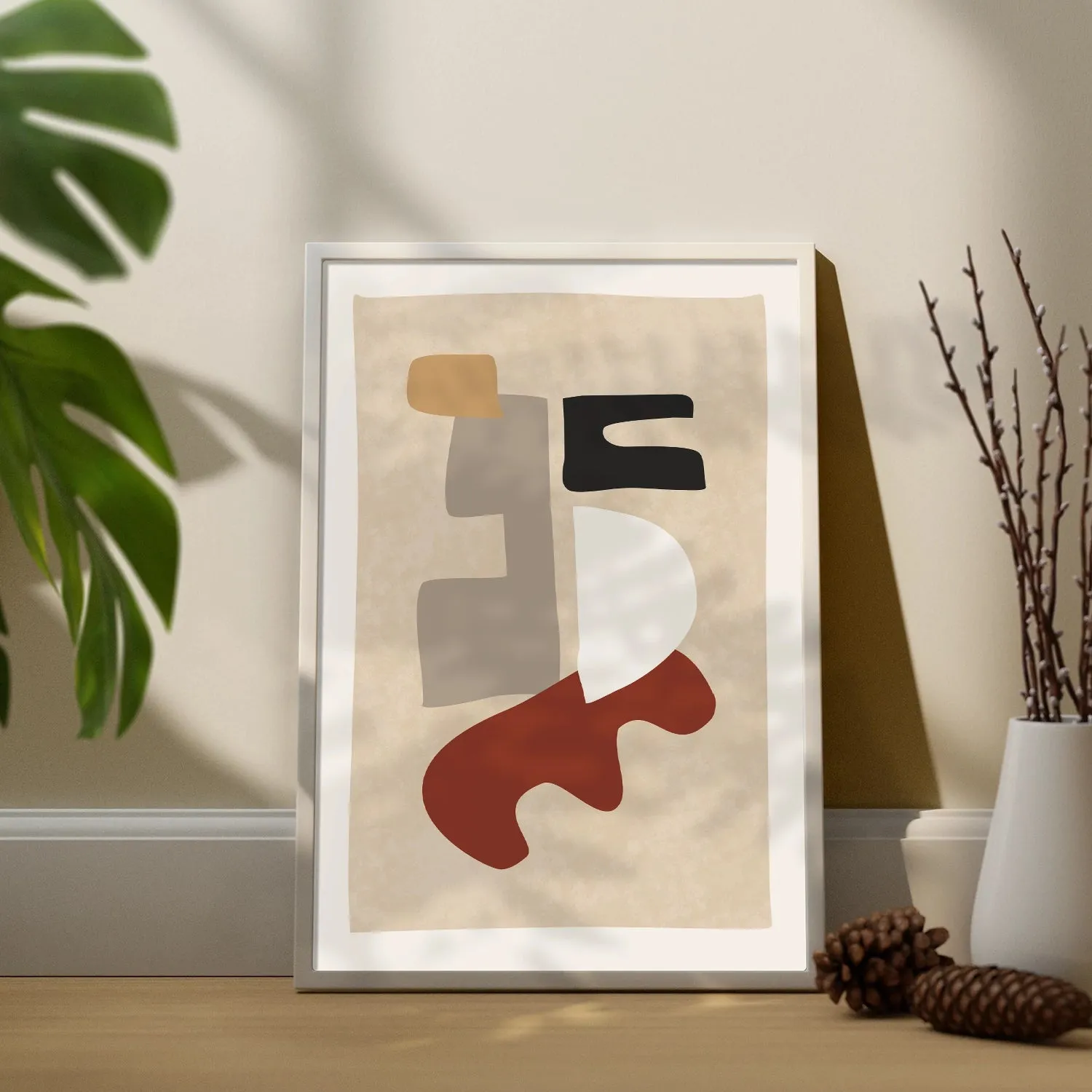 Contemporary Irregular Shapes #3 - BOHO Inspired