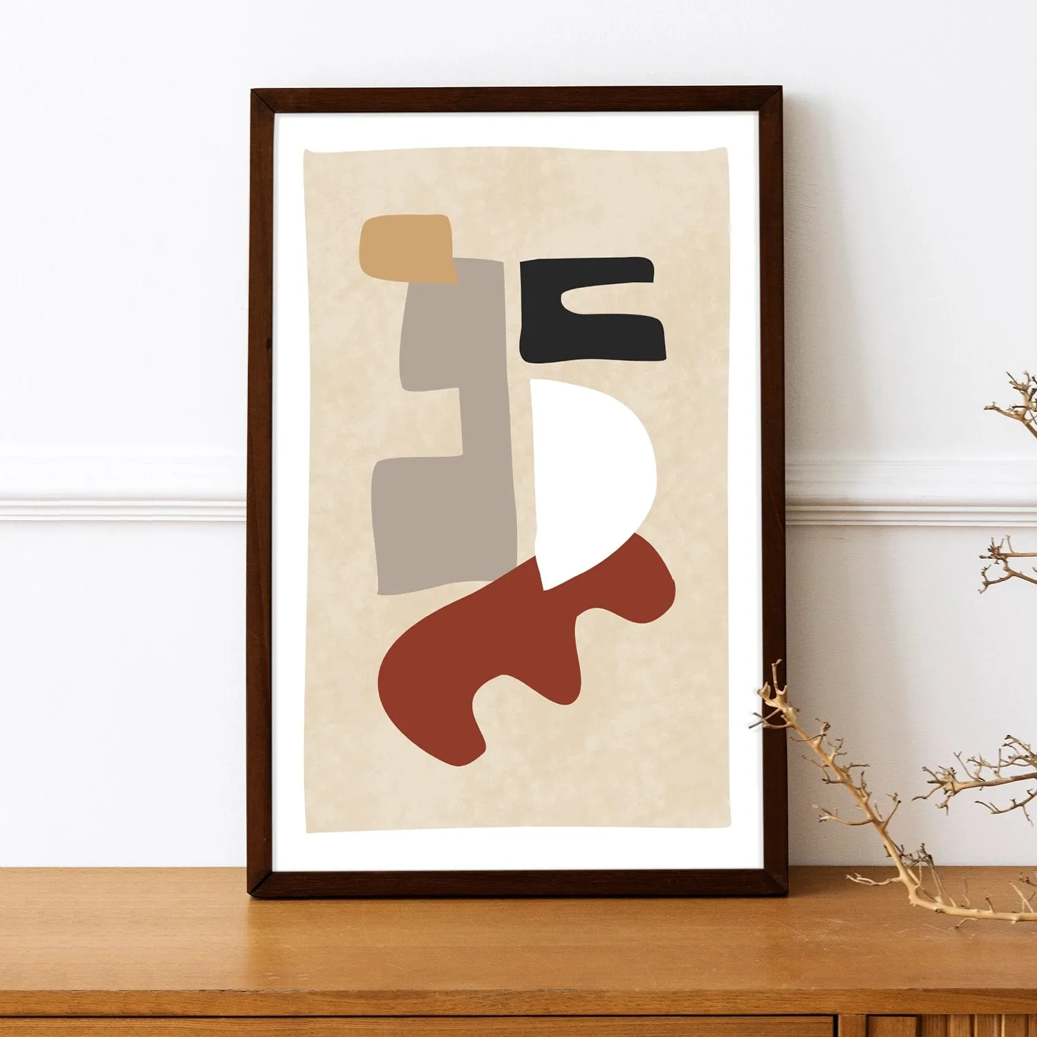 Contemporary Irregular Shapes #3 - BOHO Inspired