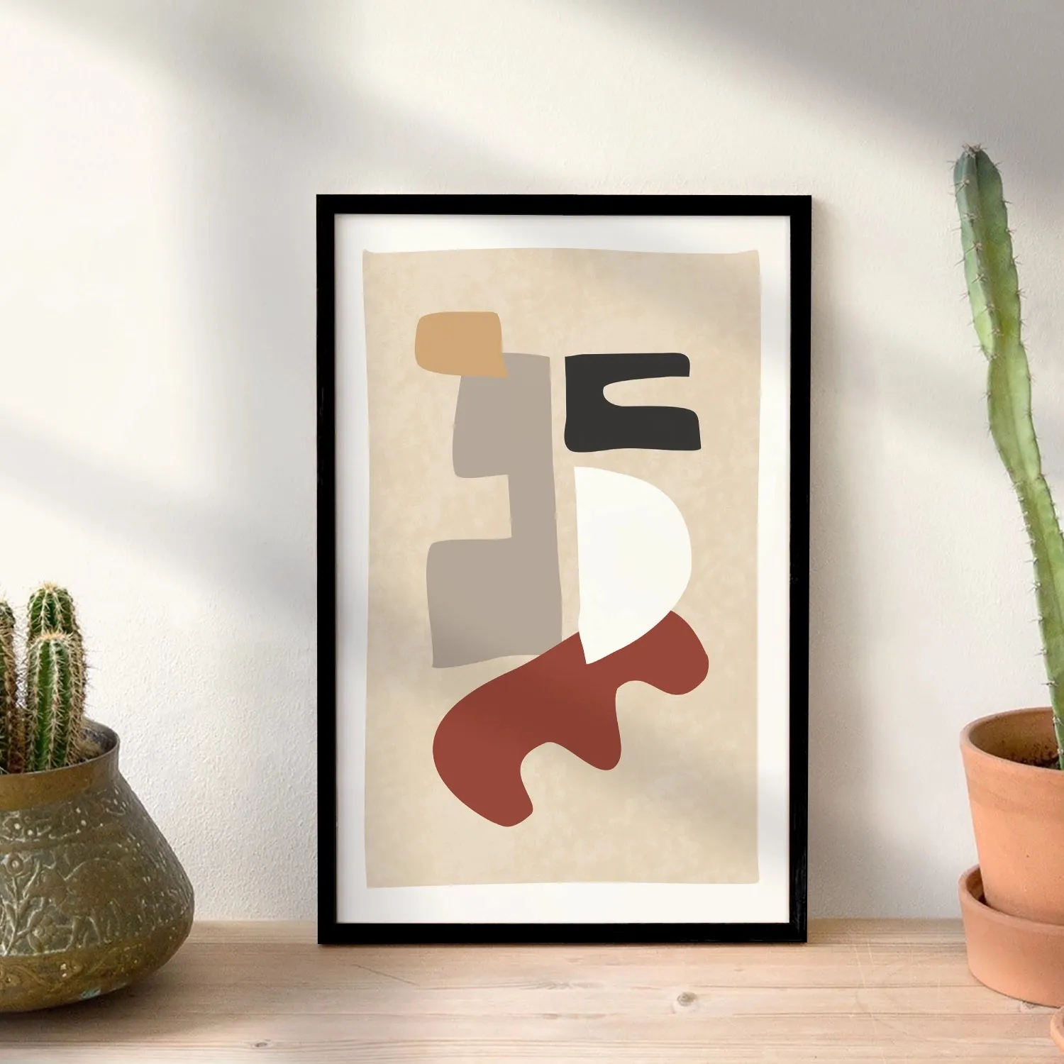 Contemporary Irregular Shapes #3 - BOHO Inspired