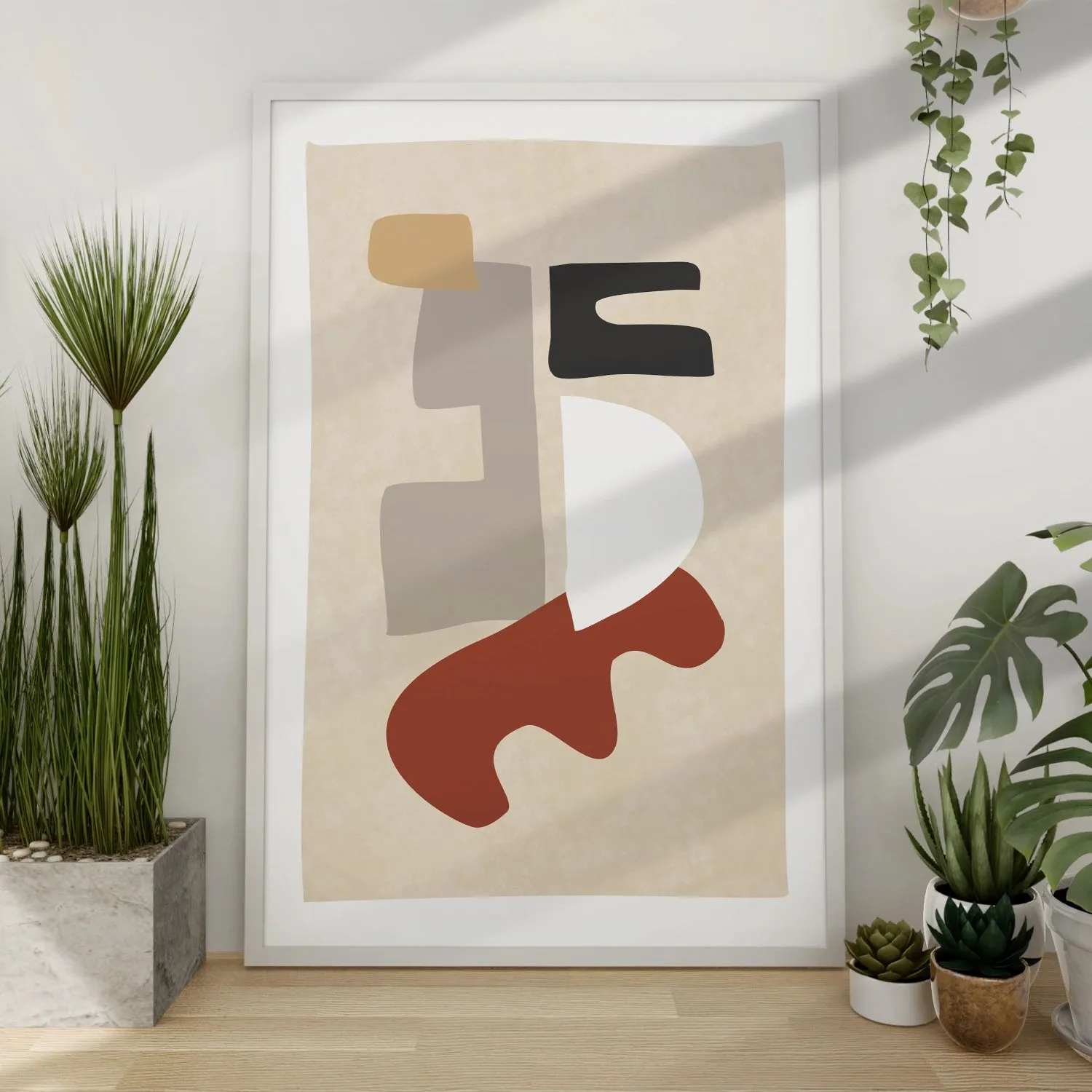 Contemporary Irregular Shapes #3 - BOHO Inspired