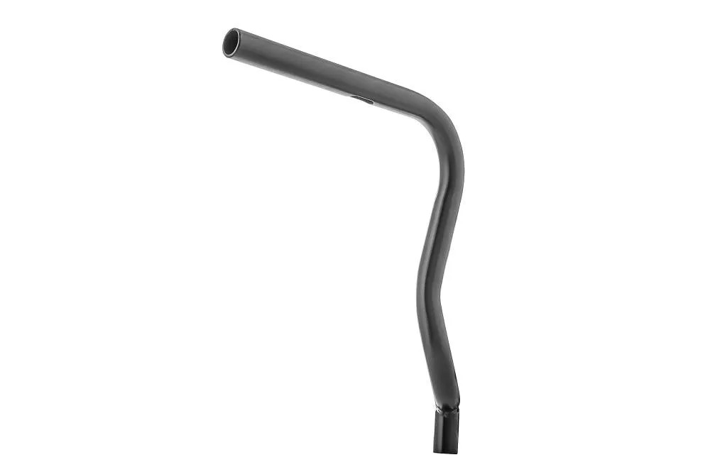 Cube Handlebars 12 inch High - 1 inch (25mm) Black - Highway Hawk H55-4200B