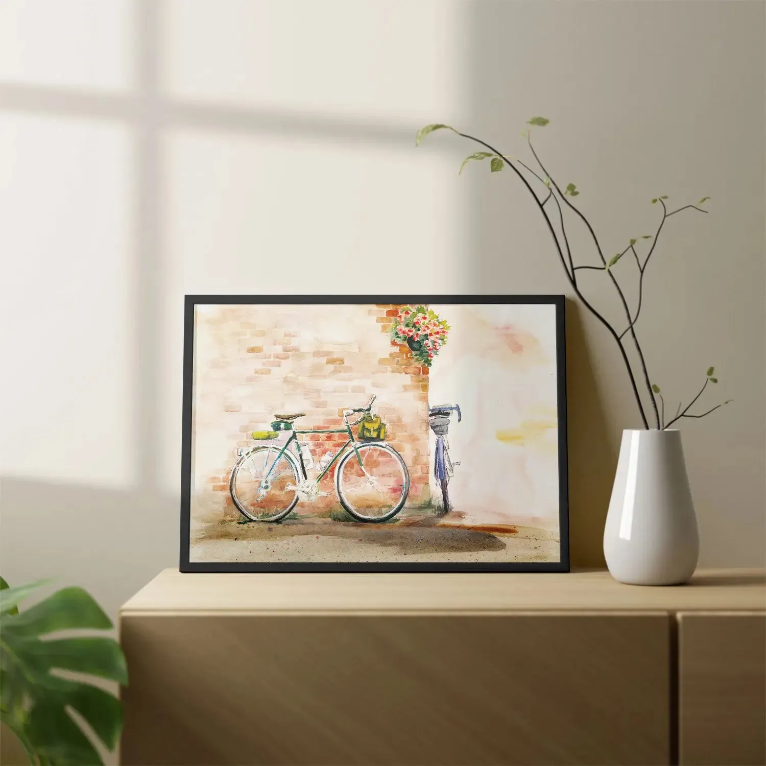 Cycle Ride Amidst Flowers