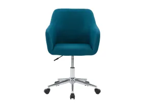 Dark Blue Office Chair with Arms