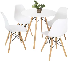 Davos Dining Tables, Chairs or set - White