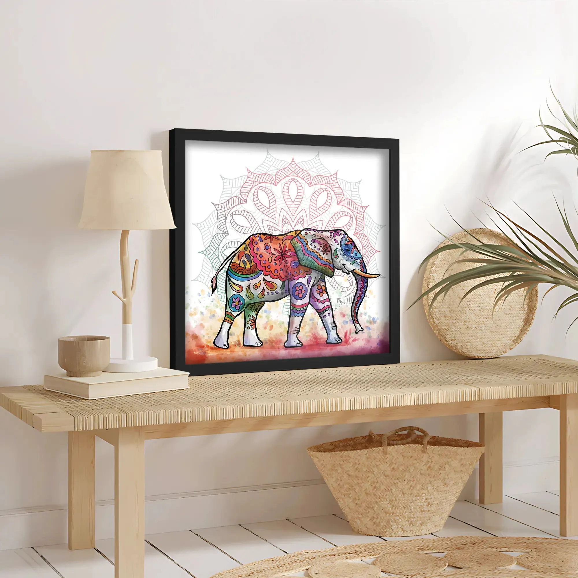 Decorative Colorful Elephant
