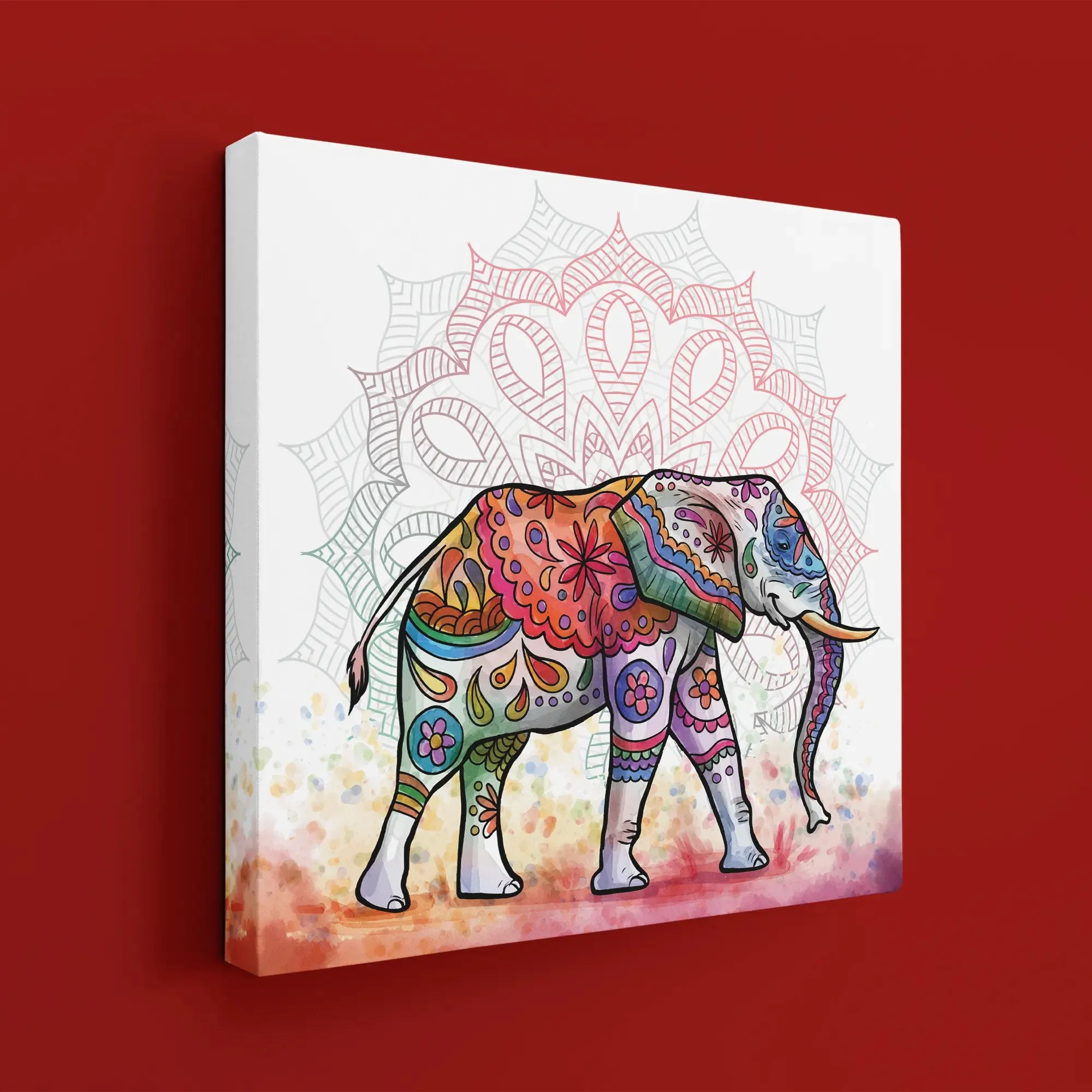 Decorative Colorful Elephant