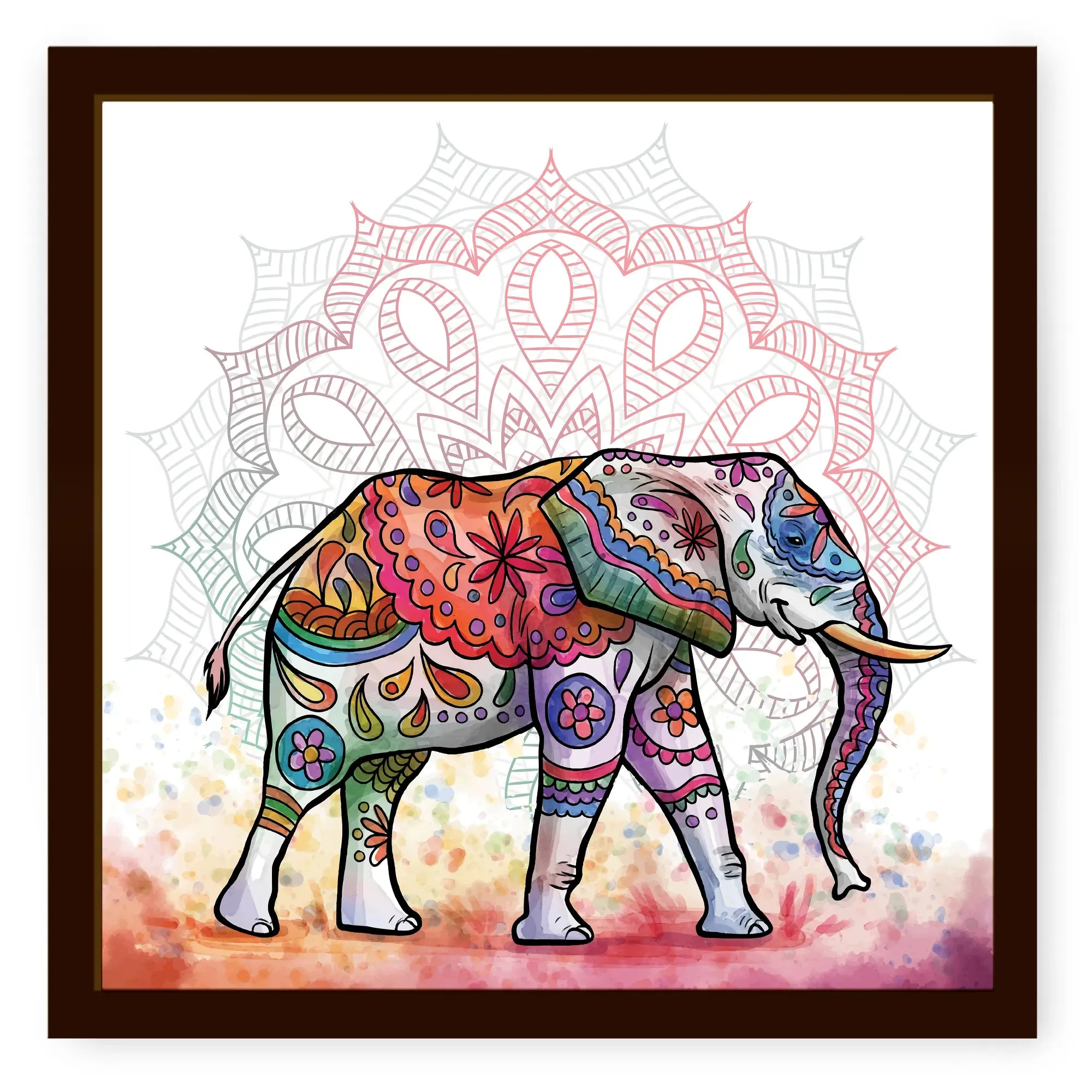 Decorative Colorful Elephant
