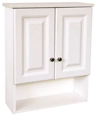 Design House Wyndham Bathroom Vanity Cabinet' Ready To Assemble' 2 Door' White' 21X26X7 In.