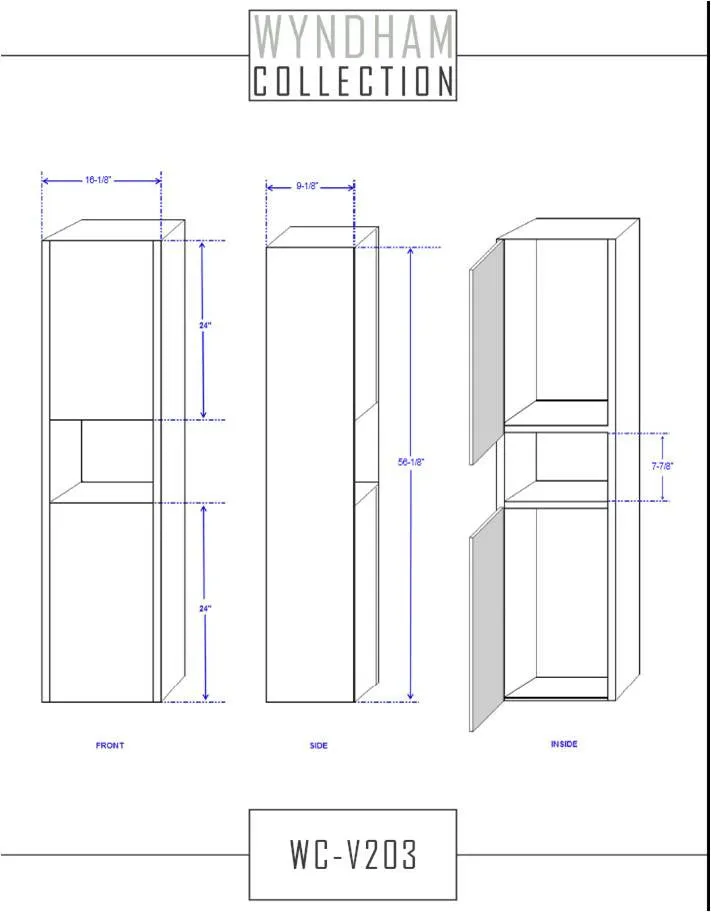 Diana Wall Cabinet By Wyndham Collection - Espresso