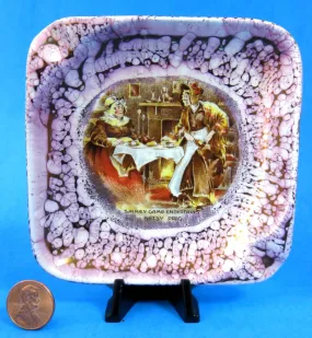 Dickens Sairey Gamp Pink Luster Lancaster 1940s Trinket Dickensware Ashtray