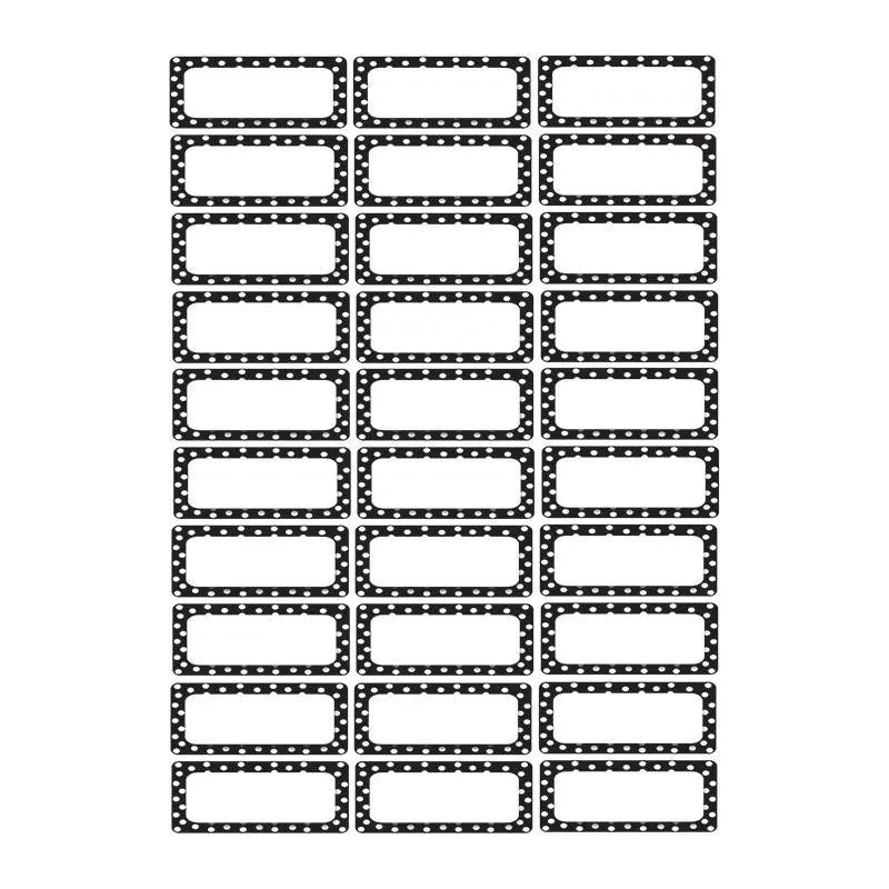 DIE CUT MAGNETS B-W DOTS