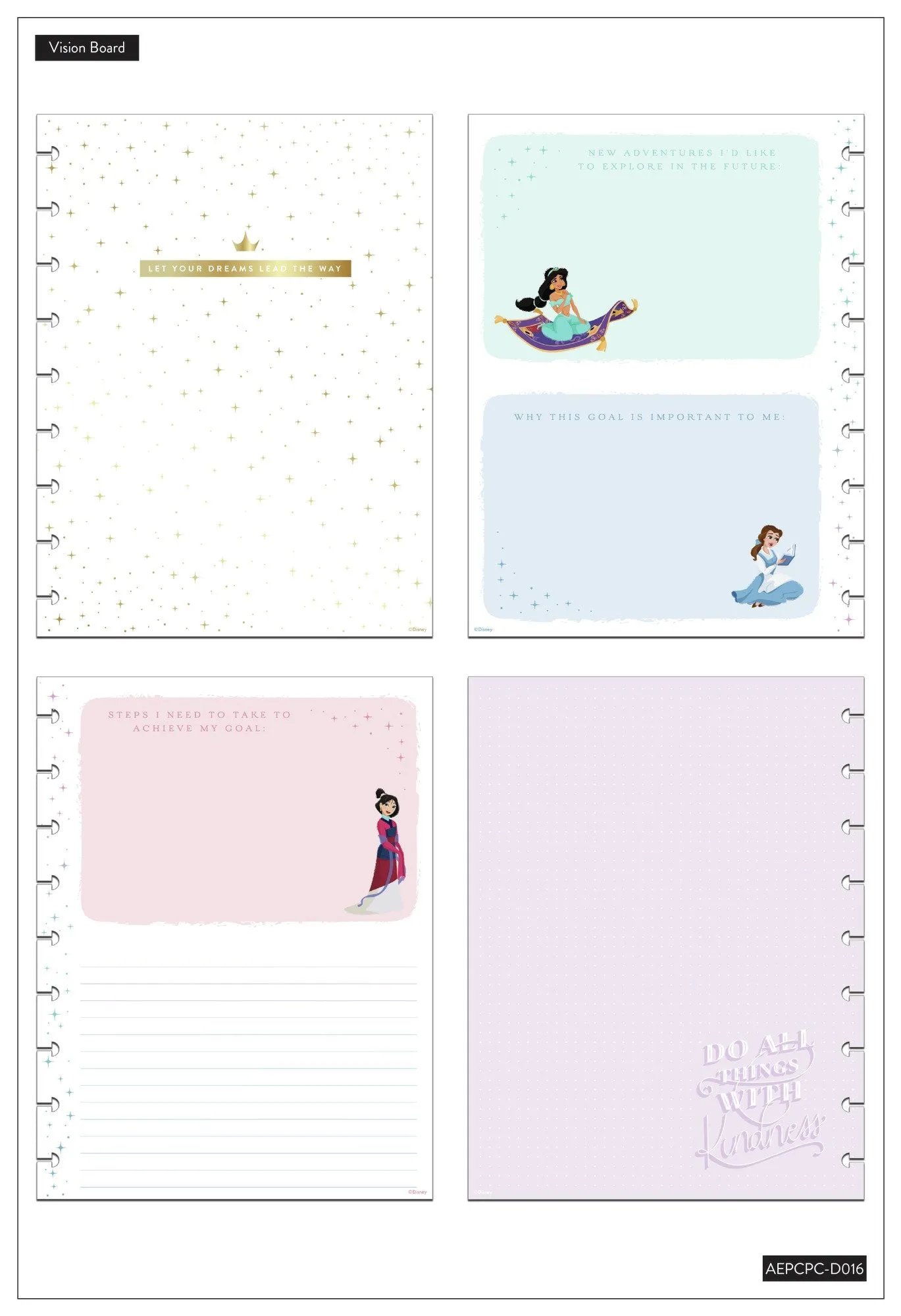 Disney © Princess New Adventures Classic Planner Companion