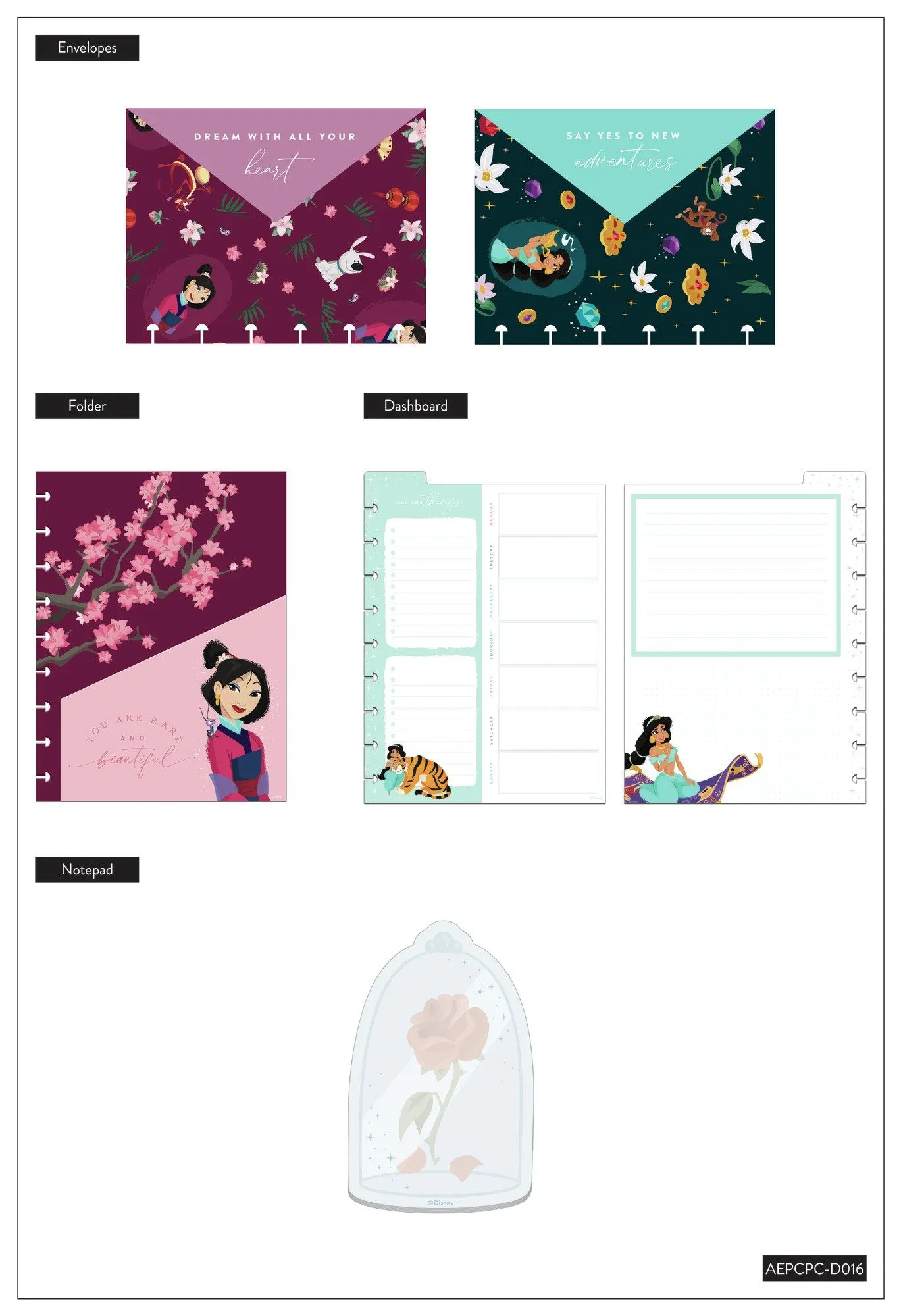 Disney © Princess New Adventures Classic Planner Companion